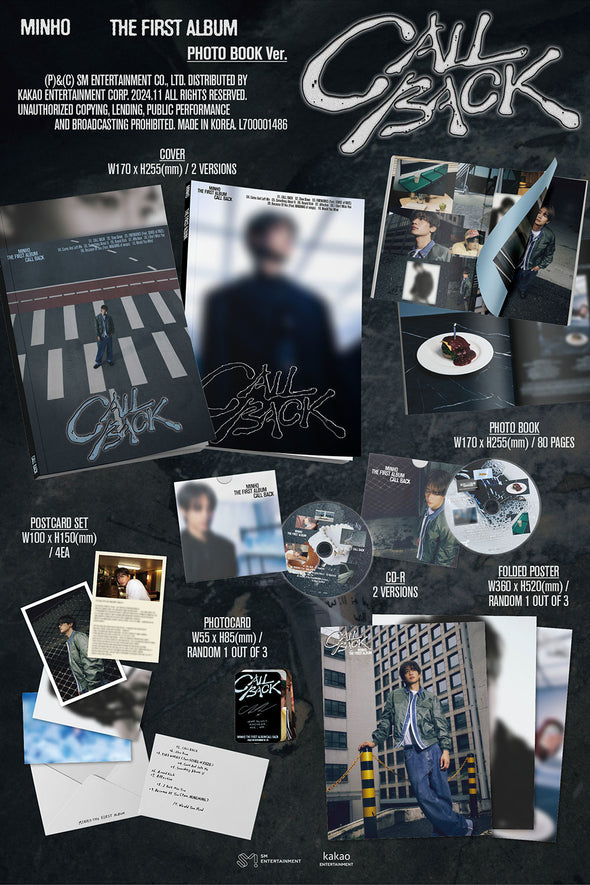 MINHO - 1st Single 'Call Back' (Photobook ver.)