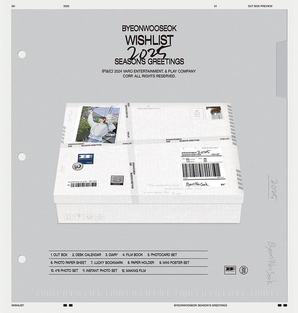 [PRE-ORDER] BYEON WOO SEOK - 2025 SEASONS GREETINGS