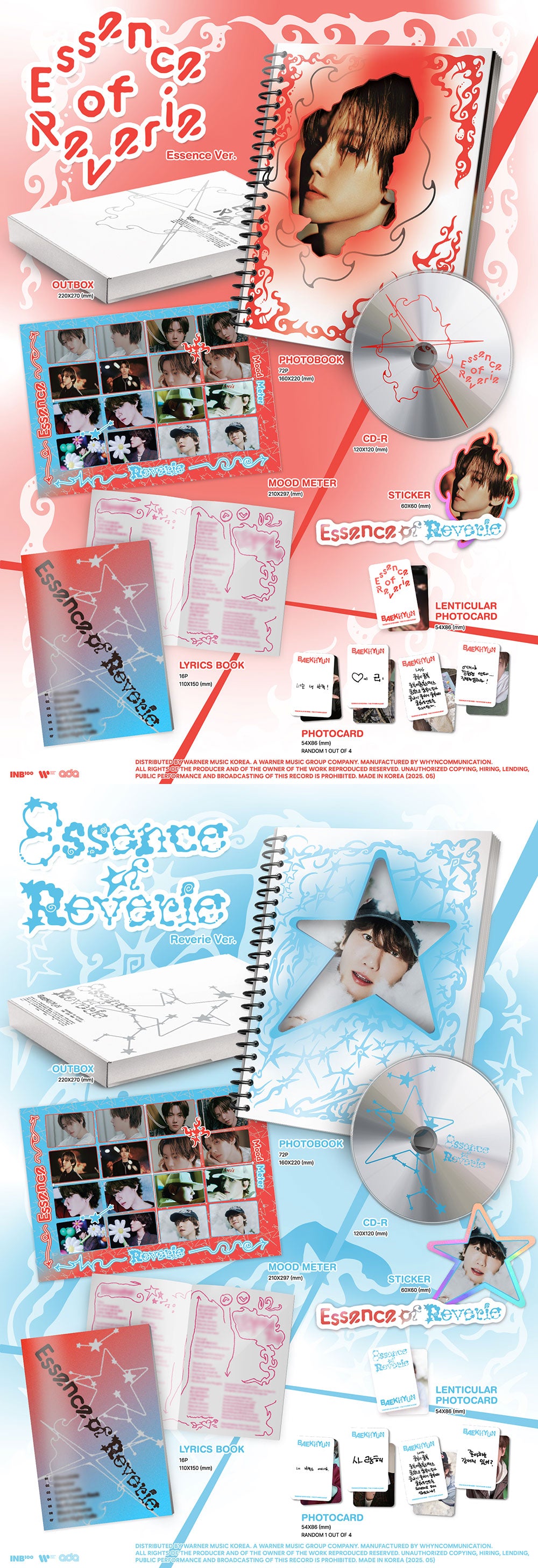 BAEKHYUN - 5th Mini Album ‘Essence Of Reverie’ (Photobook)
