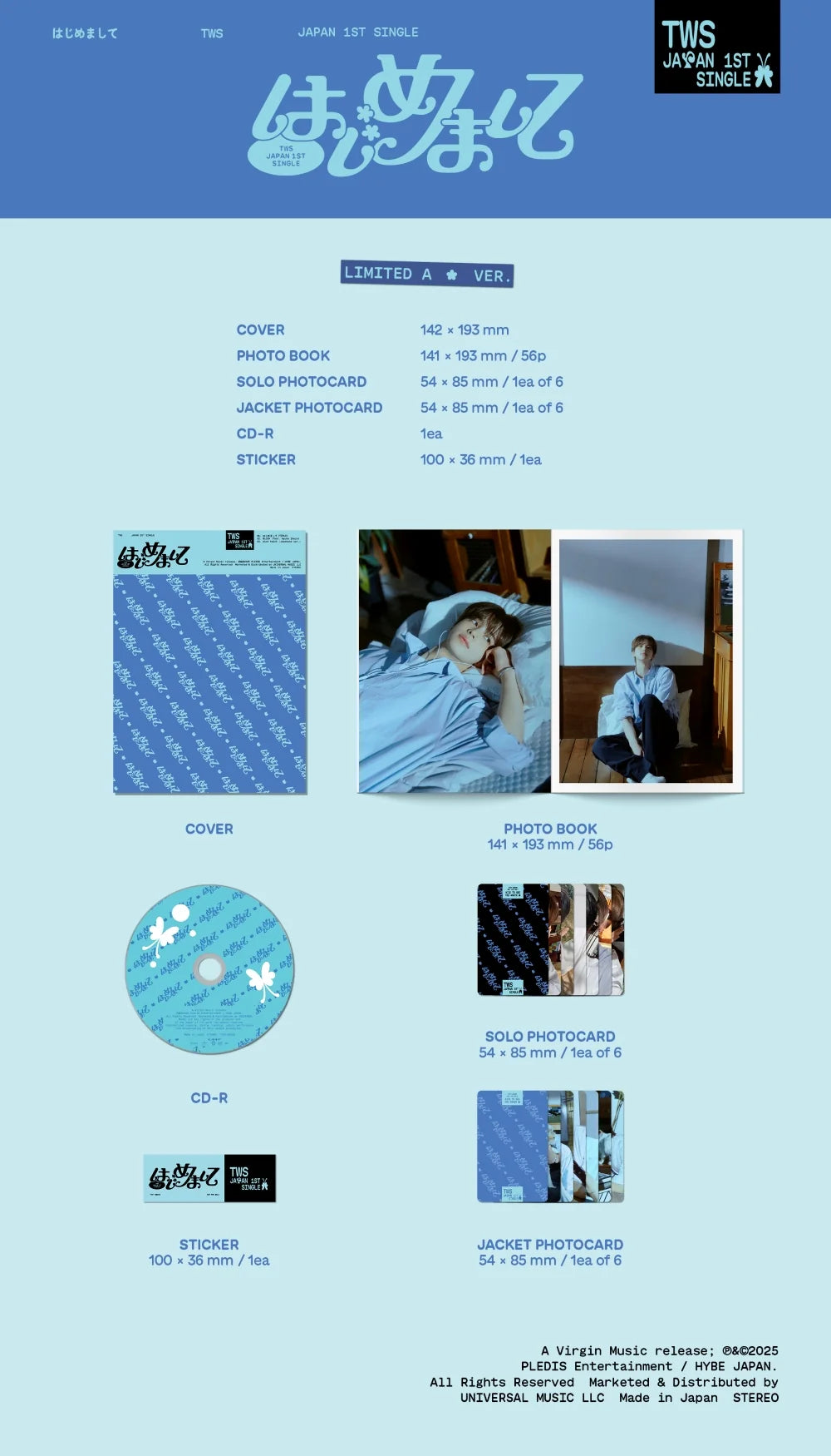 TWS - Japan 1st Single ‘Hajimemashite’ (Limited Edition)