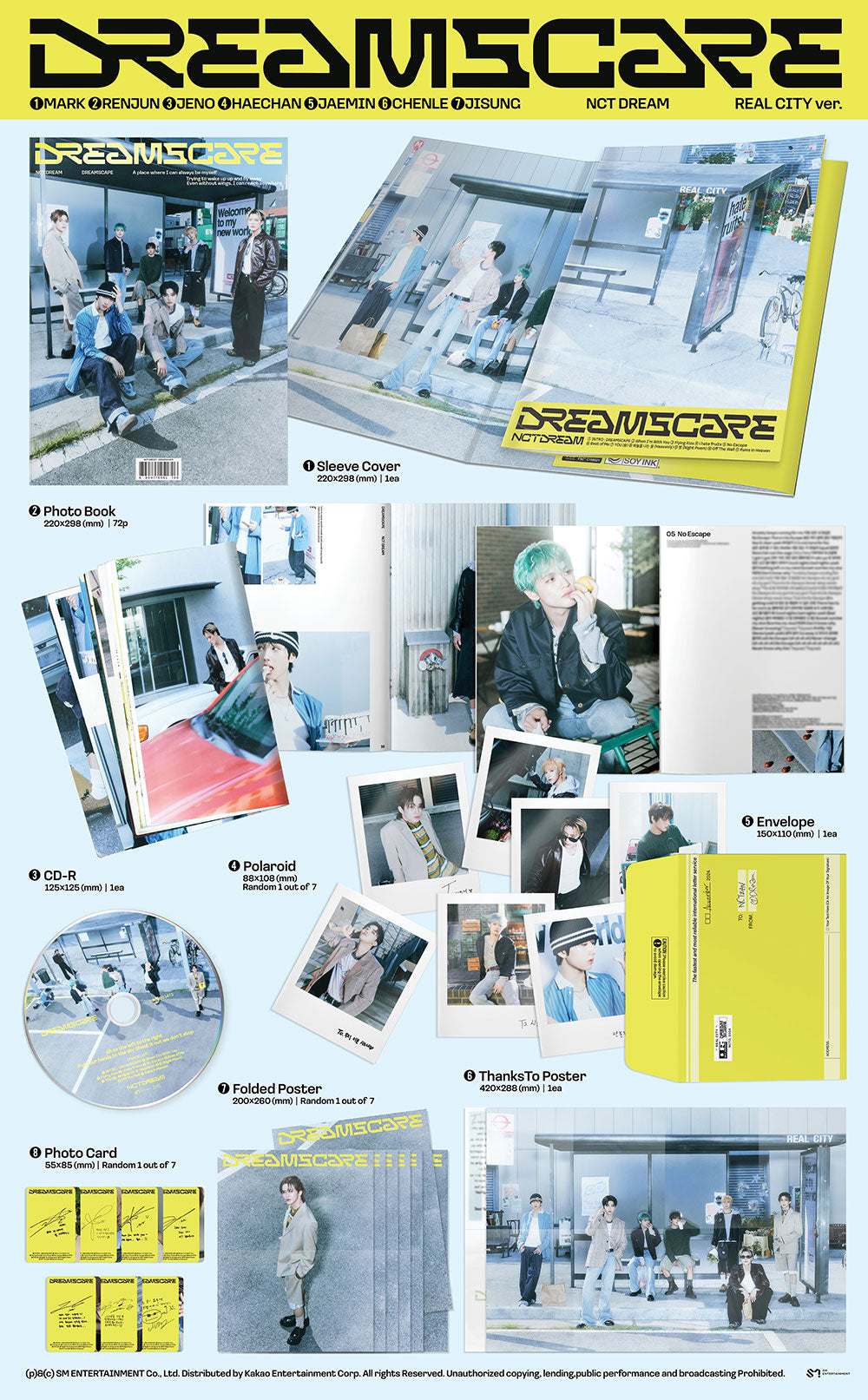 NCT DREAM- The 4th Full Album DREAMSCAPE (REAL CITY)
