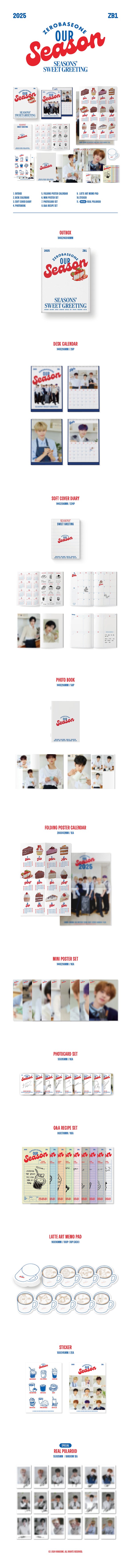 [PRE-ORDER] ZEROBASEONE - 2025 Season’s Greetings