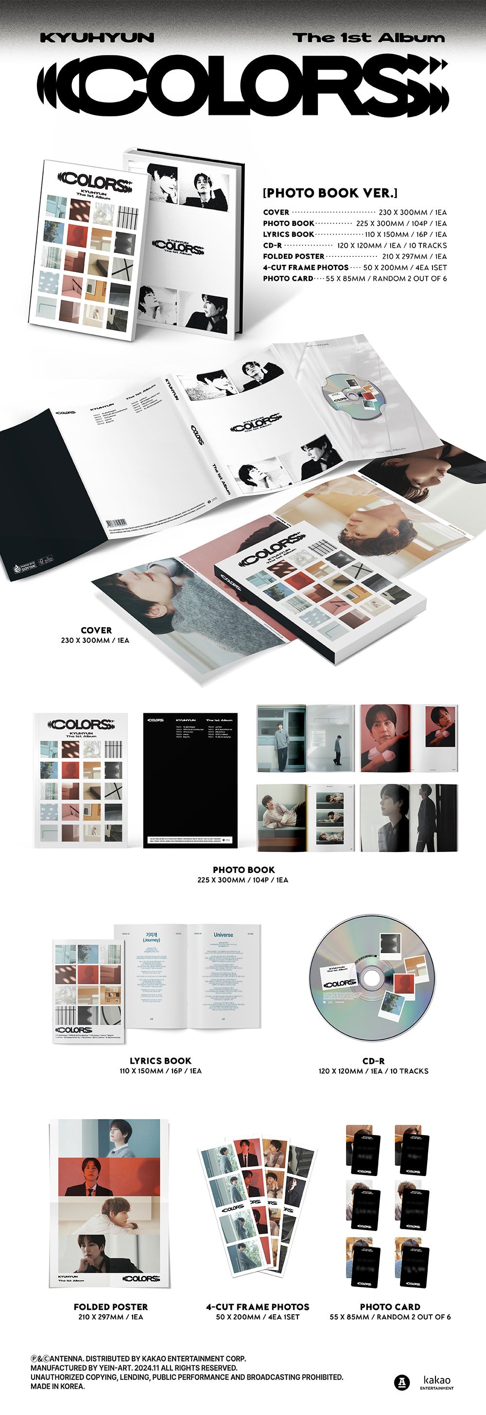 KYUHYUN - The 1st Album ‘Colors’ (Photobook ver.)