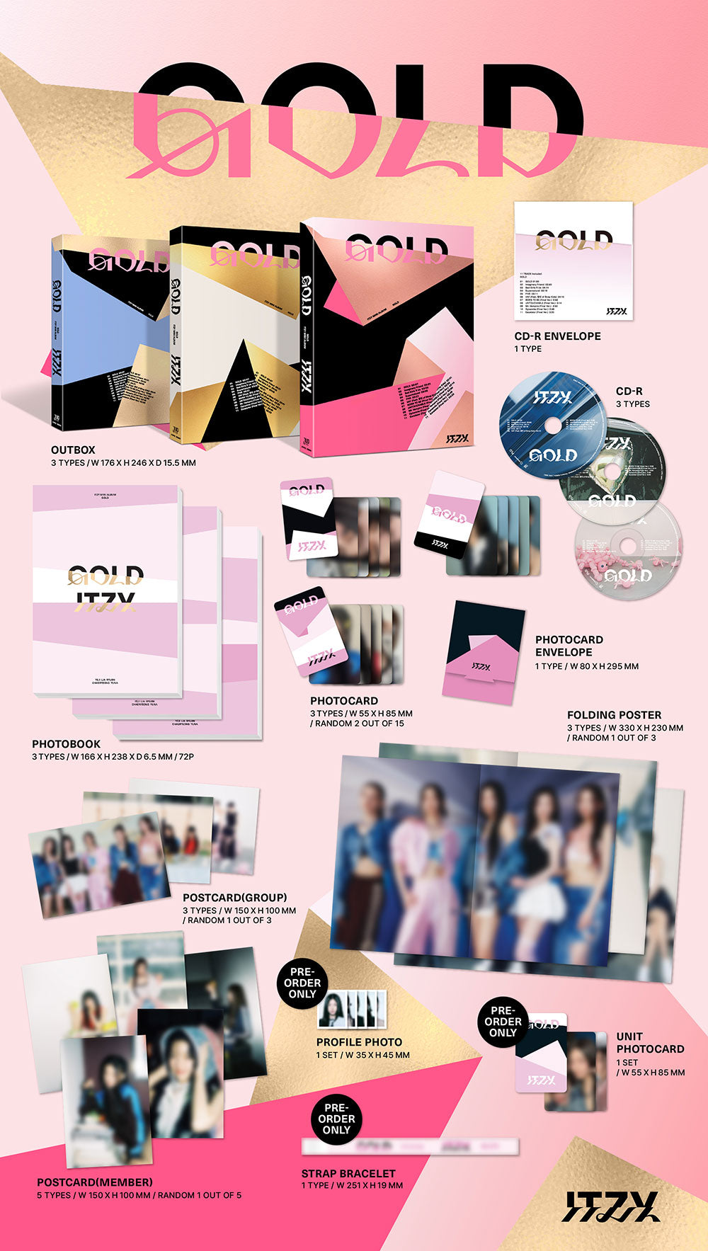 ITZY - GOLD (Standard)