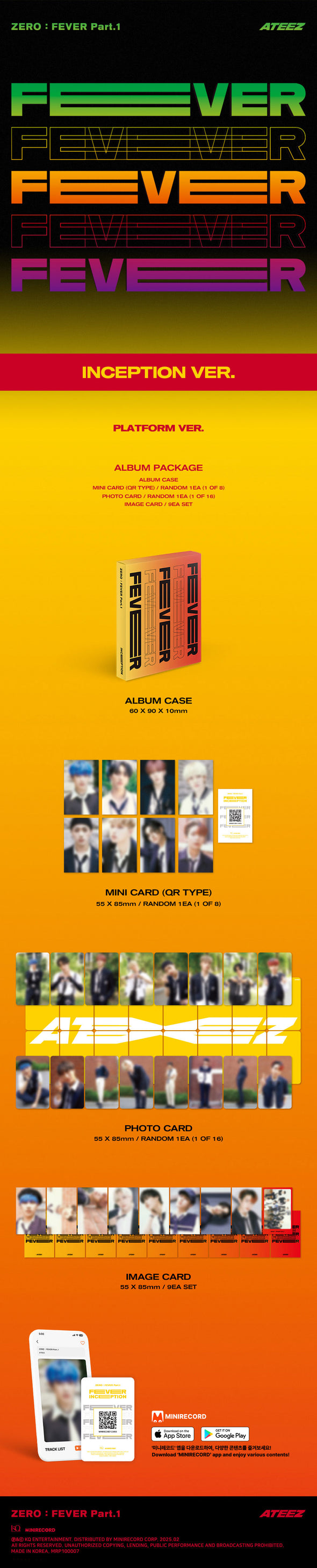 [PRE-ORDER] ATEEZ - ZERO: FEVER PART 1 (Platform Ver.)