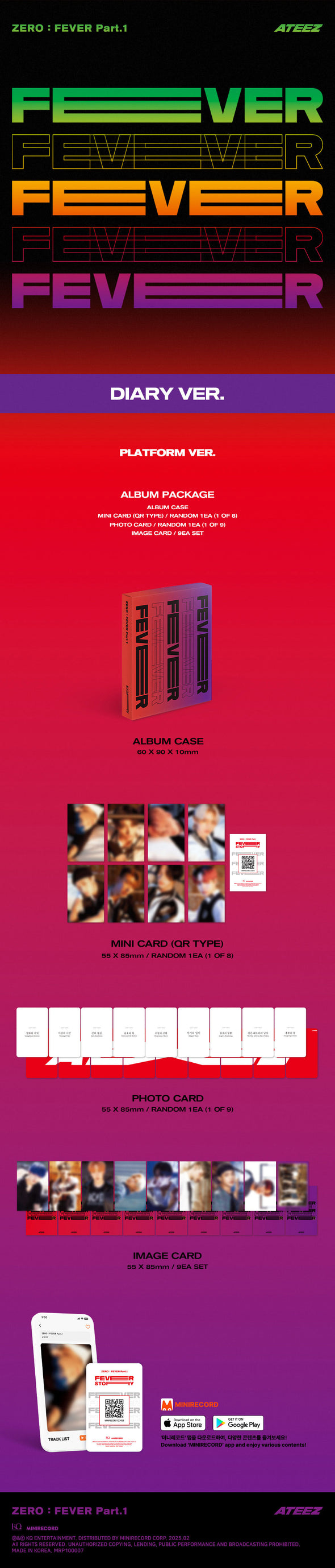 [PRE-ORDER] ATEEZ - ZERO: FEVER PART 1 (Platform Ver.)