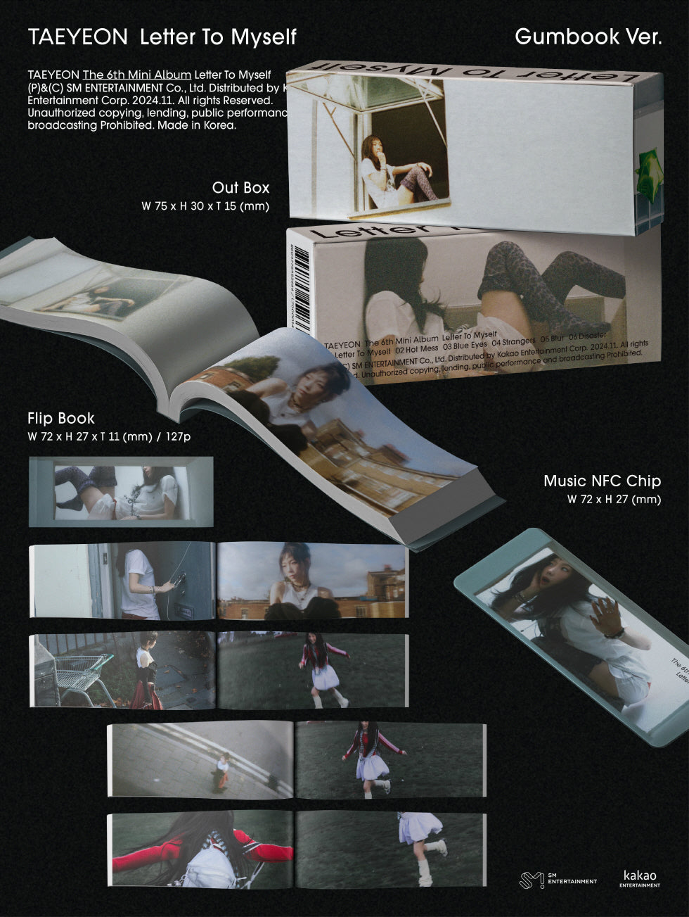 TAEYEON 6th Mini Album 'Letter To Myself' (GUMBOOK Version)
