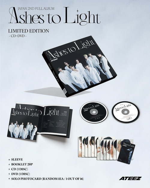 ATEEZ - ‘Ashes to Light’ Japanese Album (Limited Edition CD+DVD)