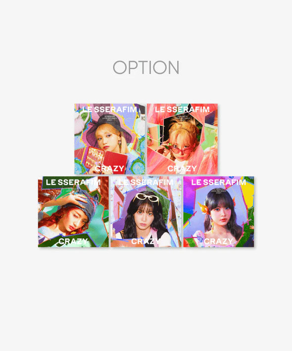 LE SSERAFIM - Japanese Album CRAZY (LIMITED EDITION SOLO MEMBER JACKET VERSION)