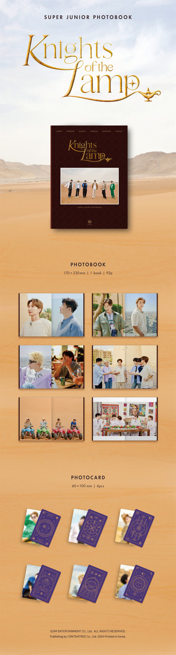 SUPER JUNIOR - ‘Knights Of The Lamp’ Photobook