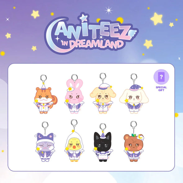 [PRE-ORDER] ATEEZ - ‘ANITEEZ IN DREAMLAND’ Plush Keyring (Guardian Angel)