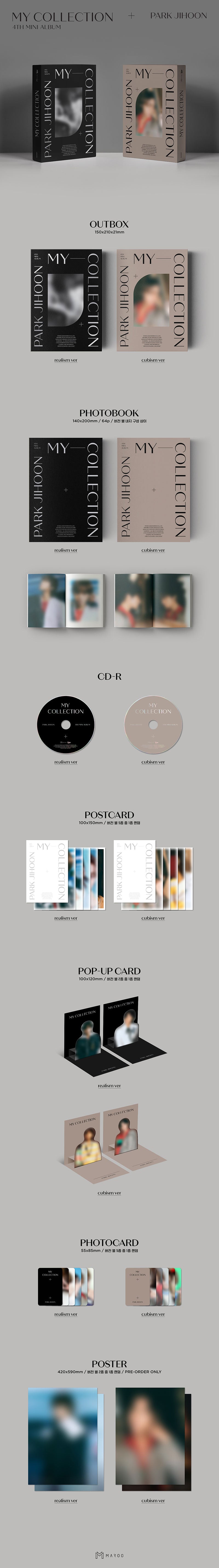 PARK JIHOON - 4th Mini Album MY COLLECTION