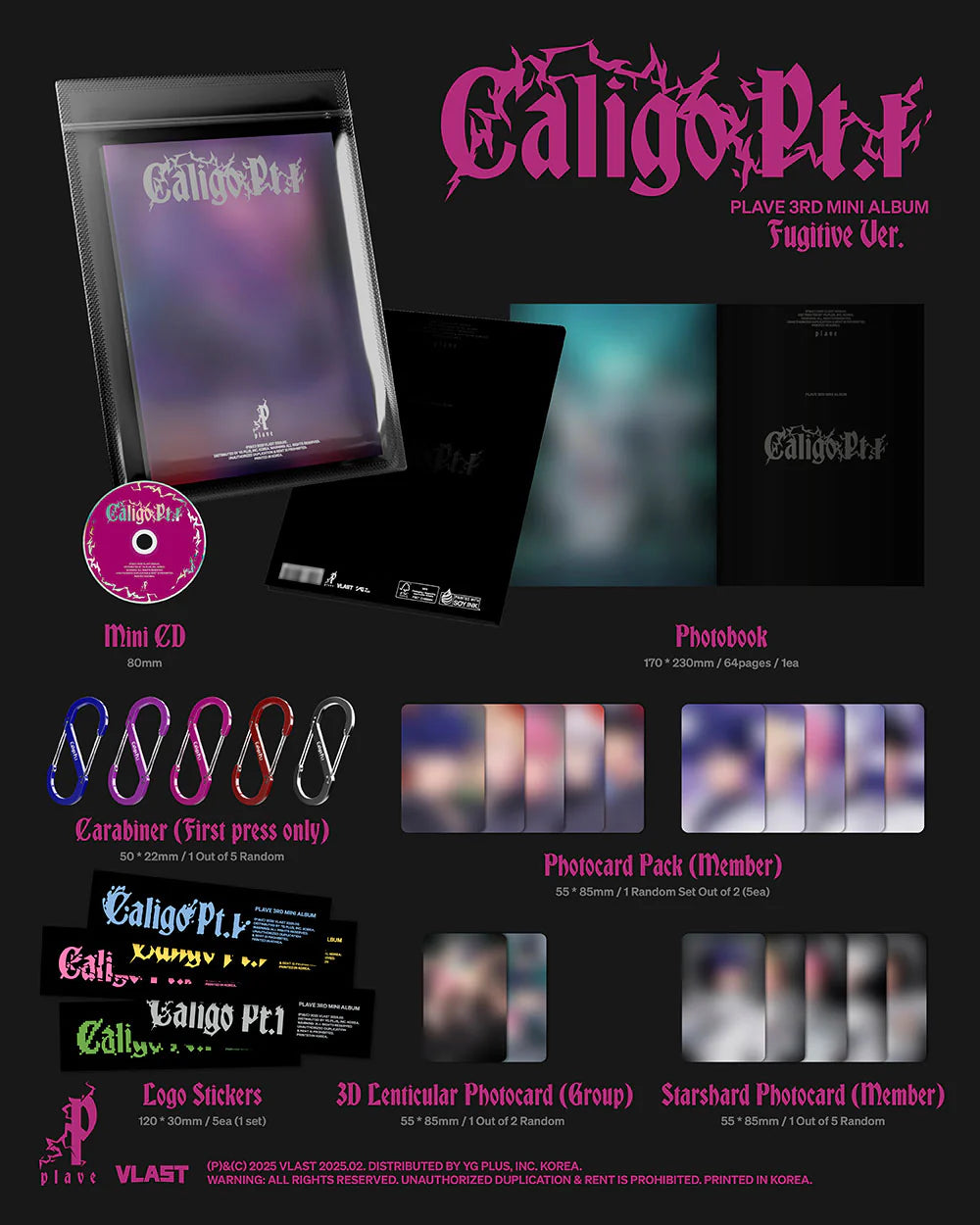 PLAVE 3rd Mini album ‘Caligo Pt.1’ (Fugitive version)