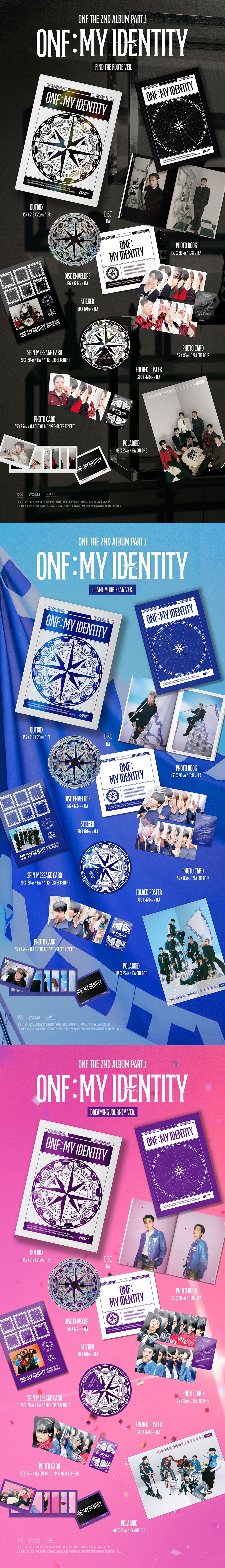 ONF - 2nd Album ‘ONF:MY IDENTITY’ (Standard)