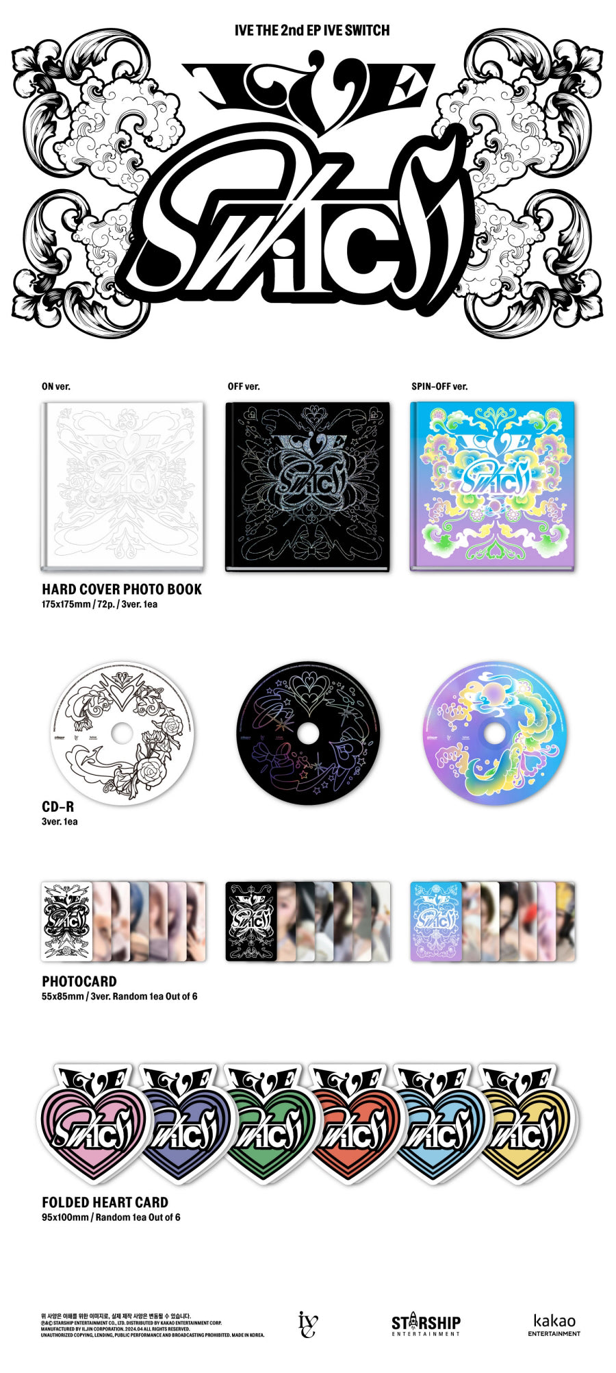 [SALE] IVE - 2nd EP IVE SWITCH (No LOVED IVE version)