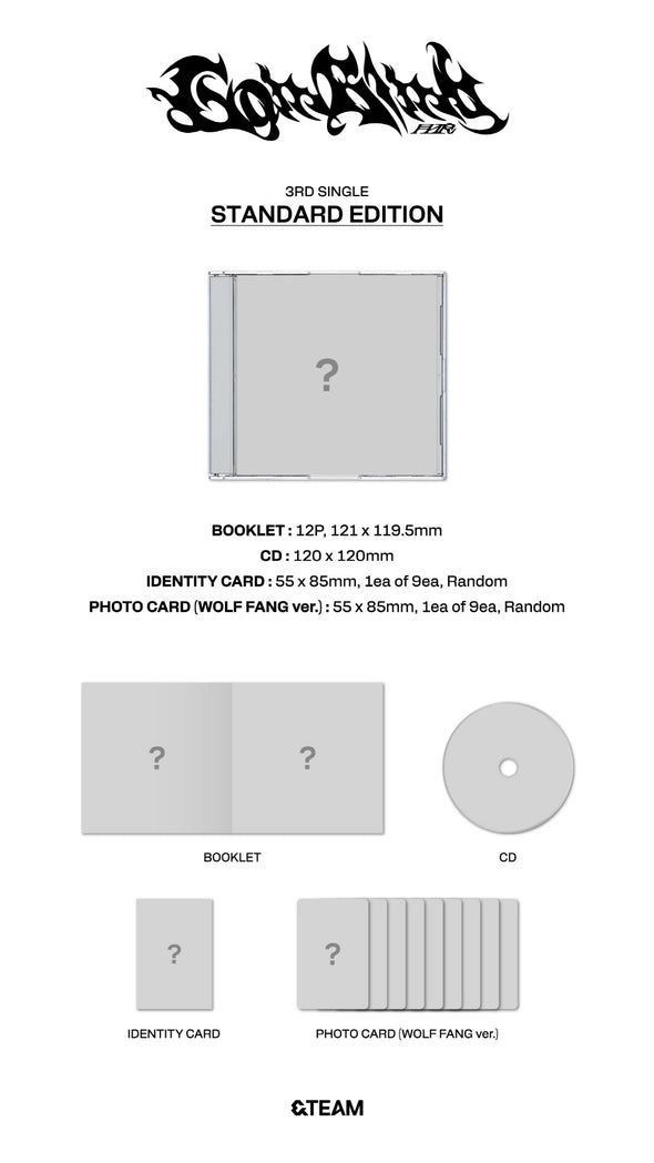 [PRE-ORER] &TEAM - 3rd Single Album ‘Go in Blind’ (Standard Edition)