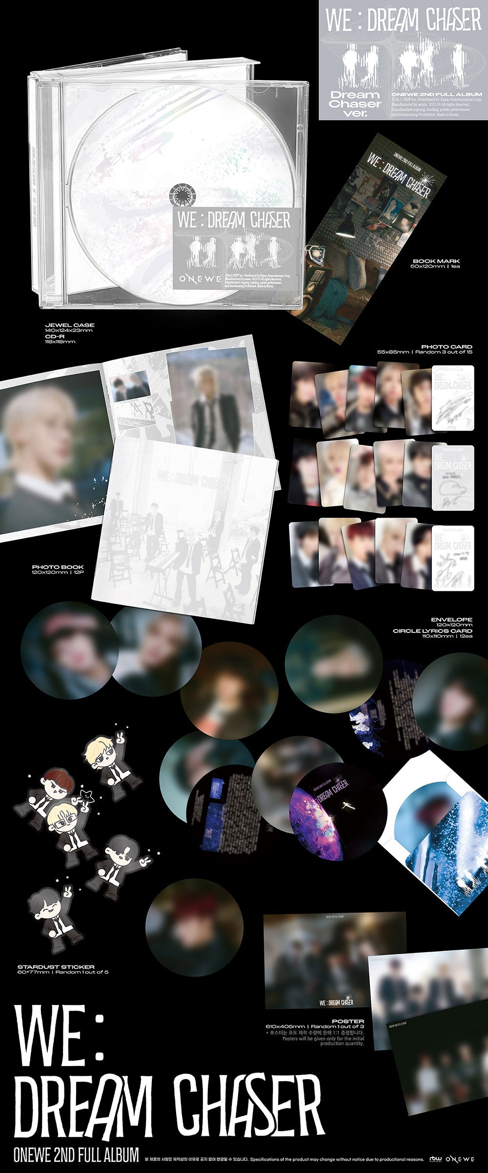 ONEWE - 2nd Full Album ‘WE: Dream Chaser ’ (Dream Chaser Ver)