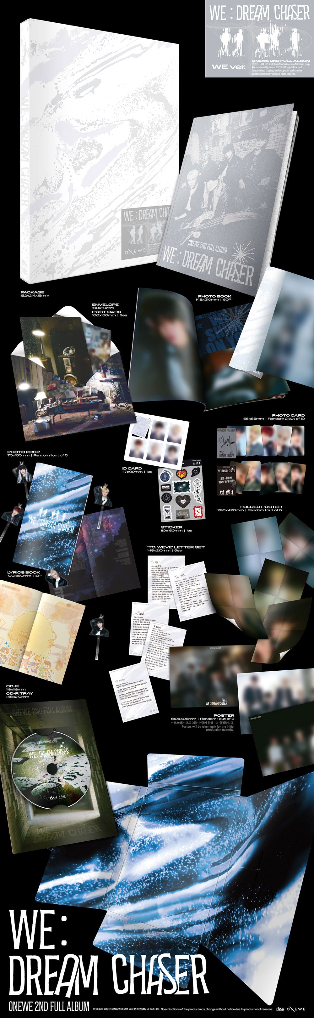ONEWE - 2nd Full Album ‘WE: Dream Chaser ’ (WE Ver)