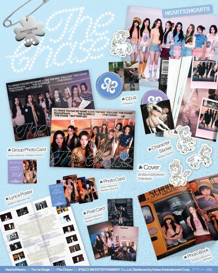 Hearts2Hearts - 1st Single The Chase (Photo Book Ver.)