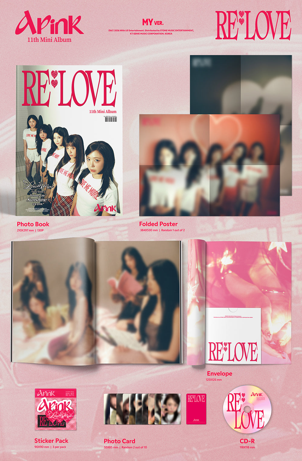 APINK - 11th Mini Album ‘RE : LOVE’