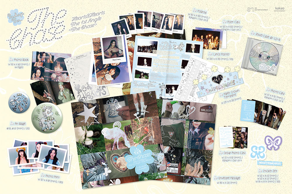 Hearts2Hearts - 1st Single The Chase (Package Ver.)
