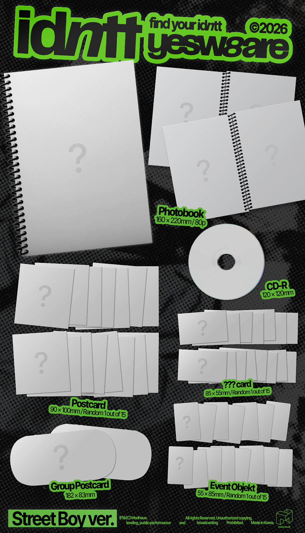 IDNTT - 2nd Mini Album ‘yesweare’ (Standard)