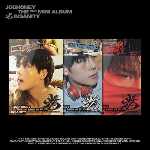 JOOHONEY - THE 2ND MINI ALBUM [光 (INSANITY)] (Standard)
