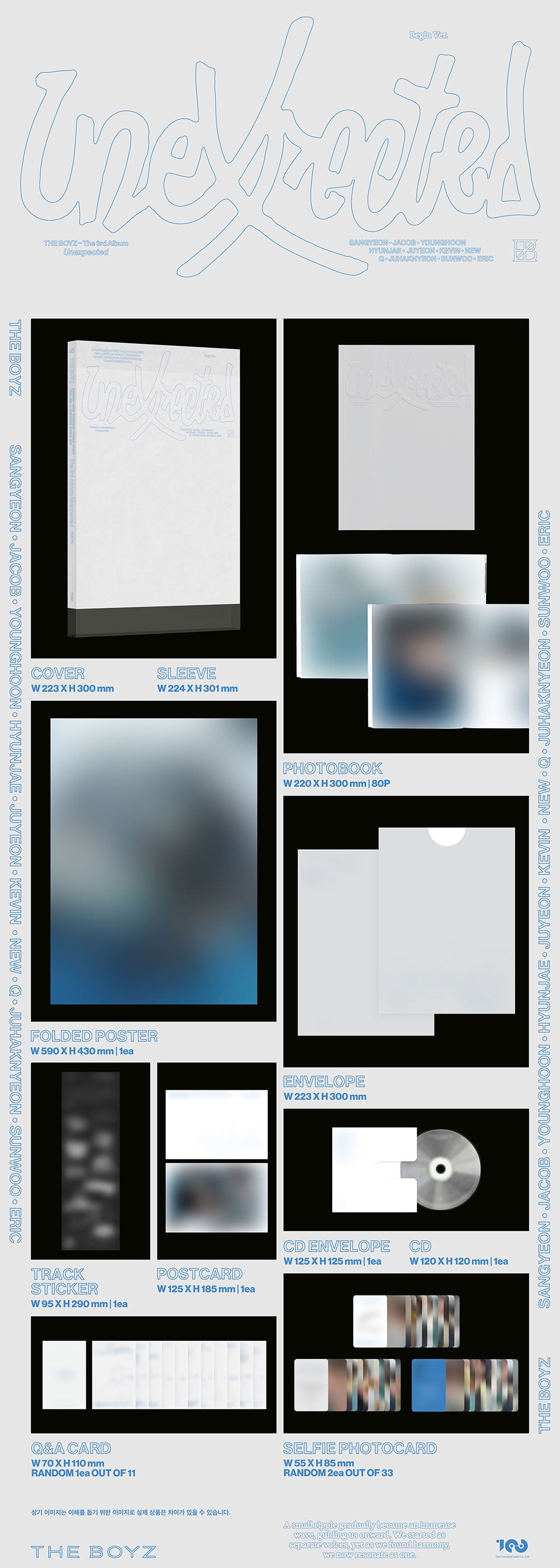 SALE] THE BOYZ - 3rd Album 'Unexpected' (Standard)