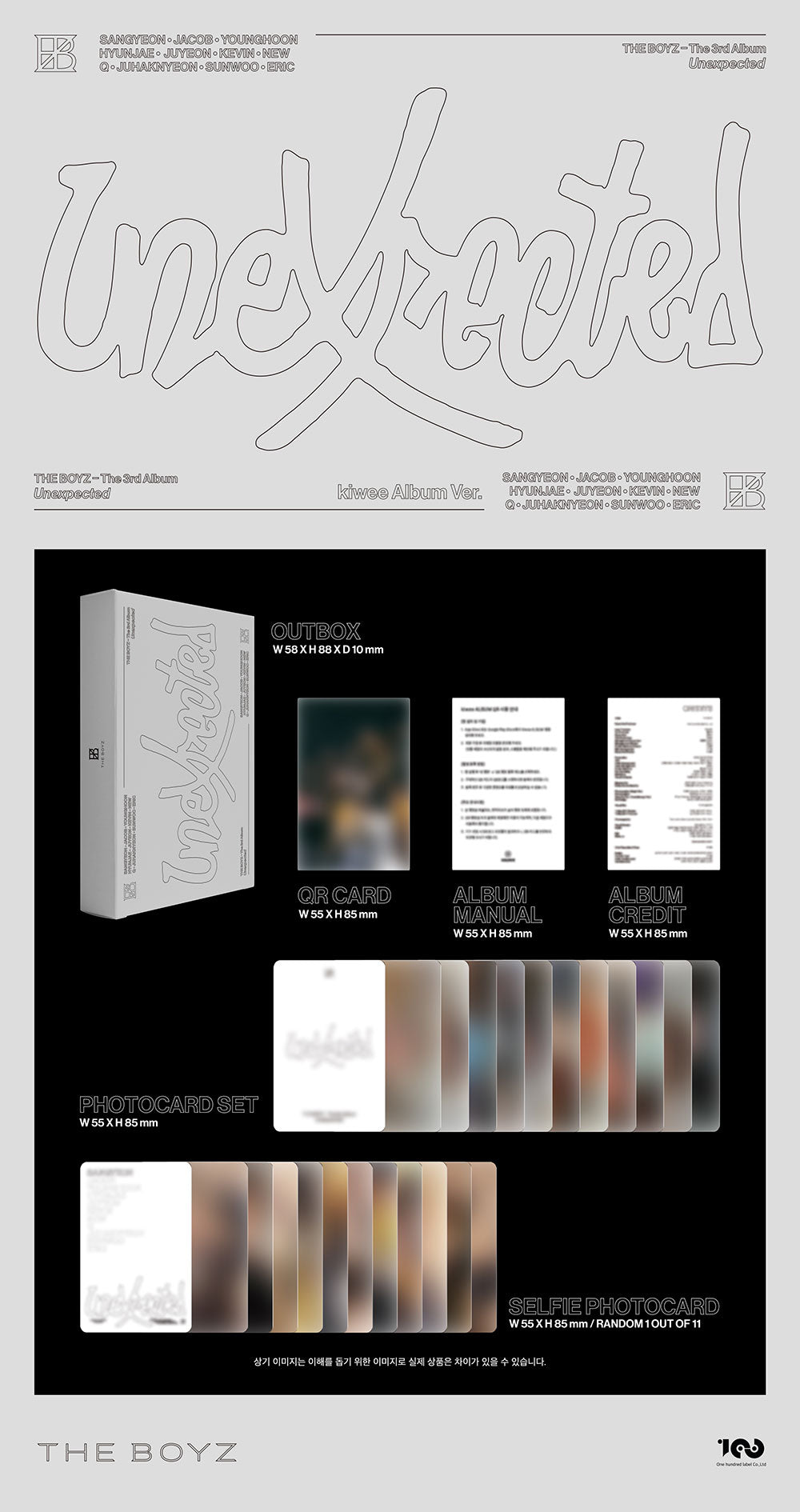 [SALE] THE BOYZ - 3rd Album ‘Unexpected’ (KIWEE/Platform)