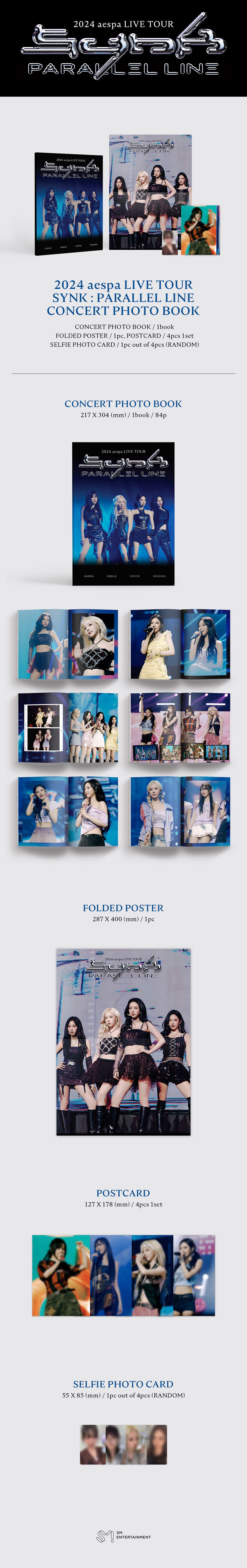 AESPA - 2024 AESPA LIVE TOUR 'SYNK : PARALLEL LINE' CONCERT PHOTO BOOK