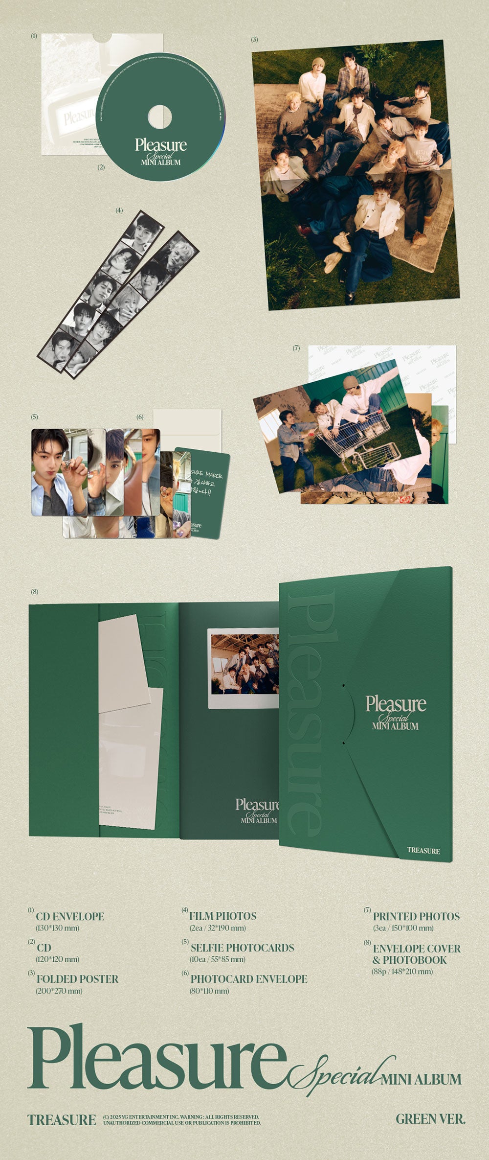 K-POP・アジア TREASURE Pleasure Special Mini Album TREASURE - TREASURE SPECIAL MINI ALBUM [PLEASURE] [BLUE VER