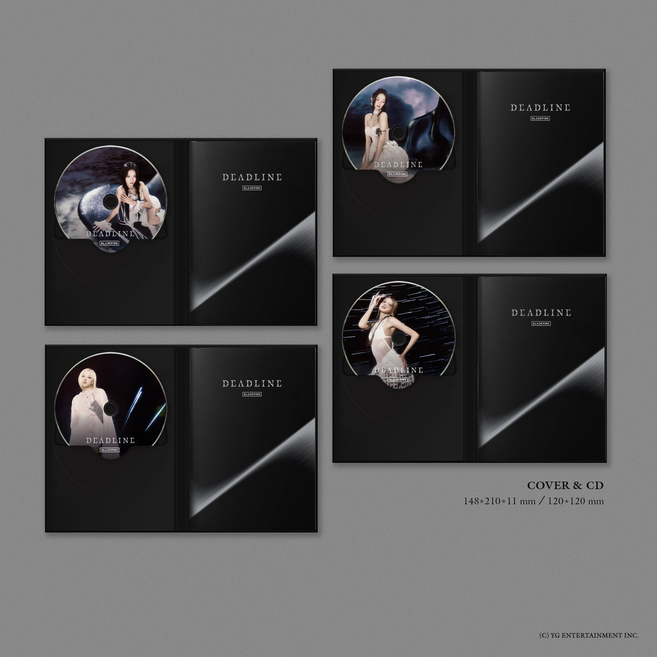 BLACKPINK - 3rd Mini ALBUM 'DEADLINE' (Silver ver)