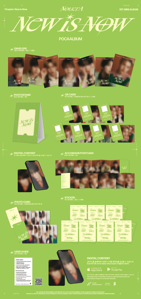 NOUERA - 1st Mini Album 'Chapter: New is Now’ (Poca)