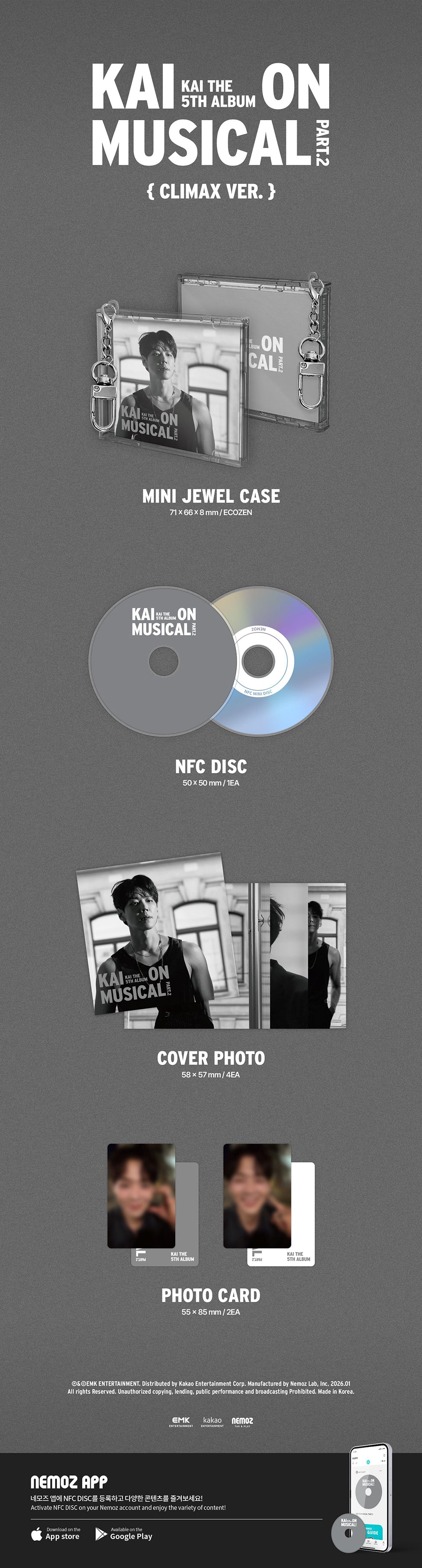 KAI - The 5th Full Album [KAI ON MUSICAL Part.2] (NEMO)