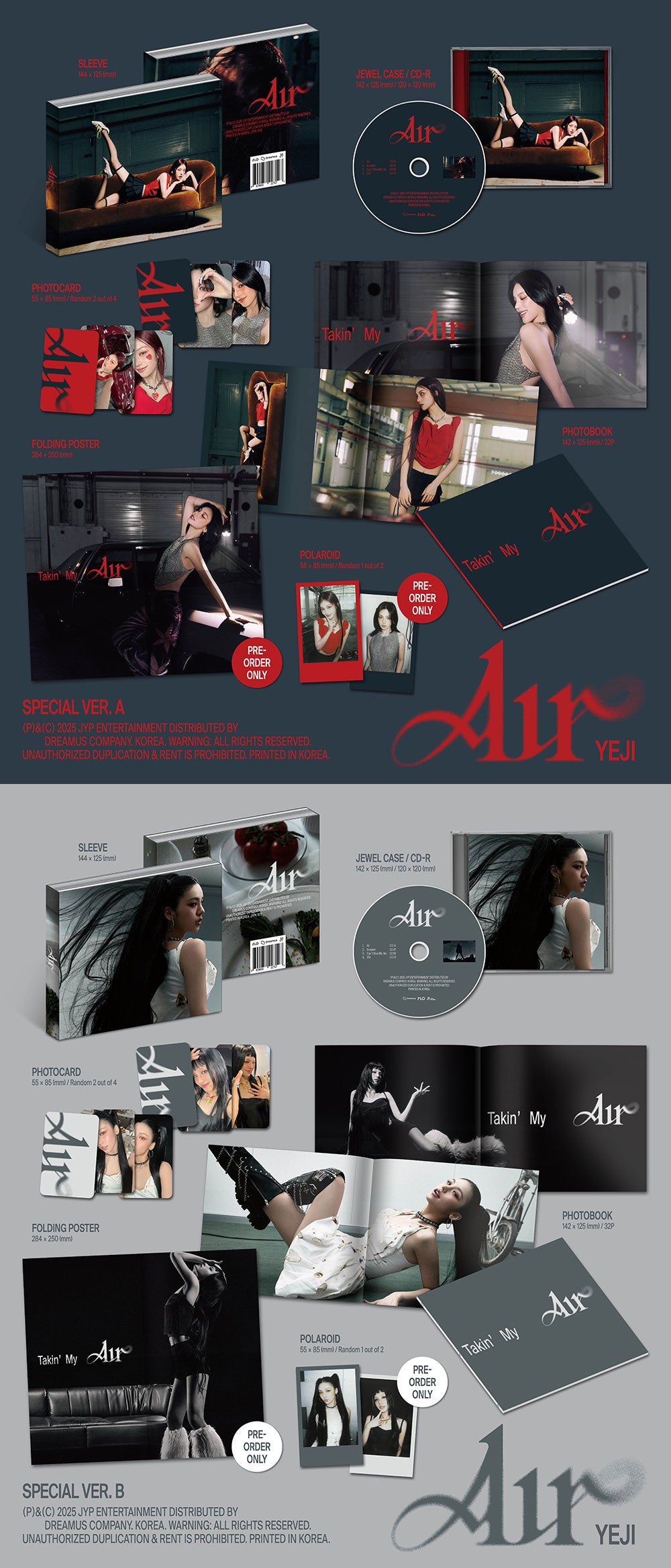 YEJI - 1st Album ‘AIR’ (Special Version)