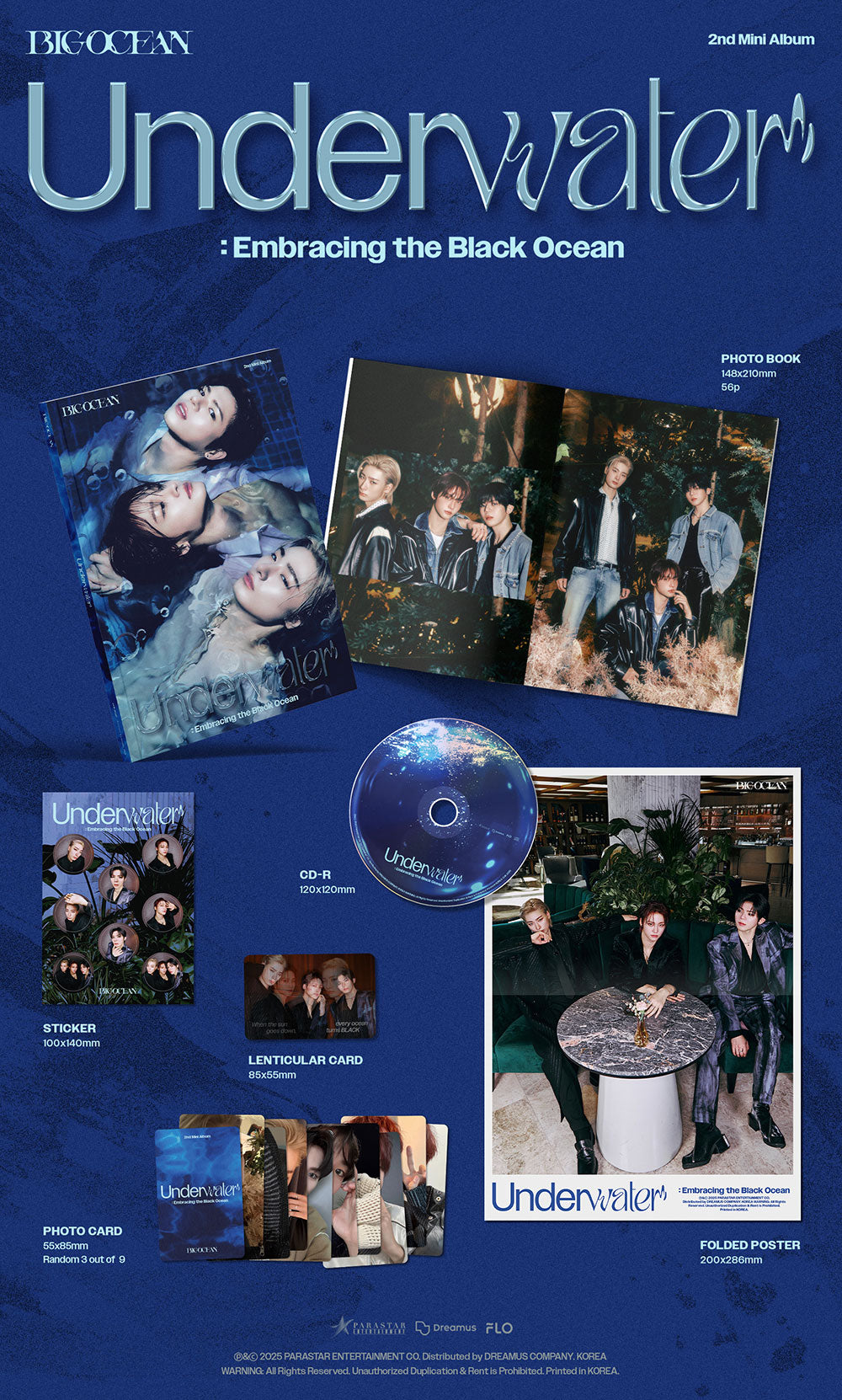 BIG OCEAN - 2nd Mini Album ‘Underwater’