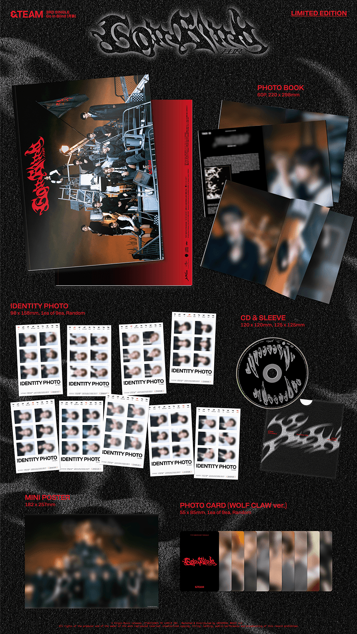 &TEAM - 3rd Single Album ‘Go in Blind’ (Limited Edition)