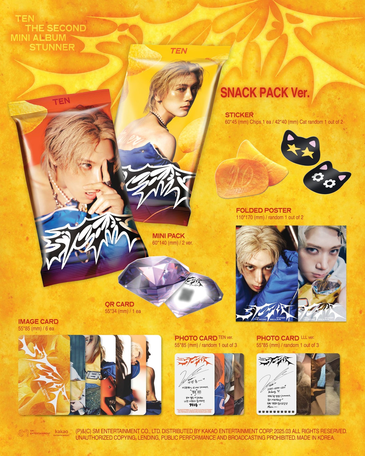 TEN - 2nd Mini Album STUNNER (QR Ver)