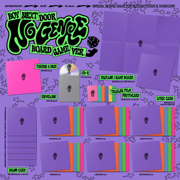 [PRE-ORDER] BOYNEXTDOOR - 4th EP ‘No Genre’ (Board Game Ver)