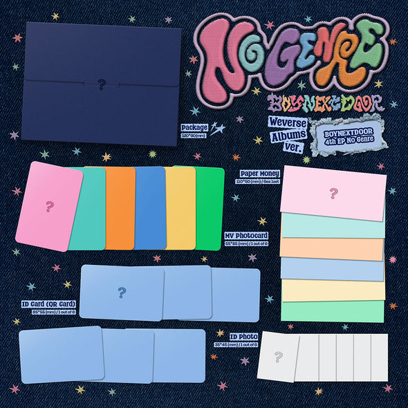 [PRE-ORDER] BOYNEXTDOOR - 4th EP ‘No Genre’ (WEVERSE)