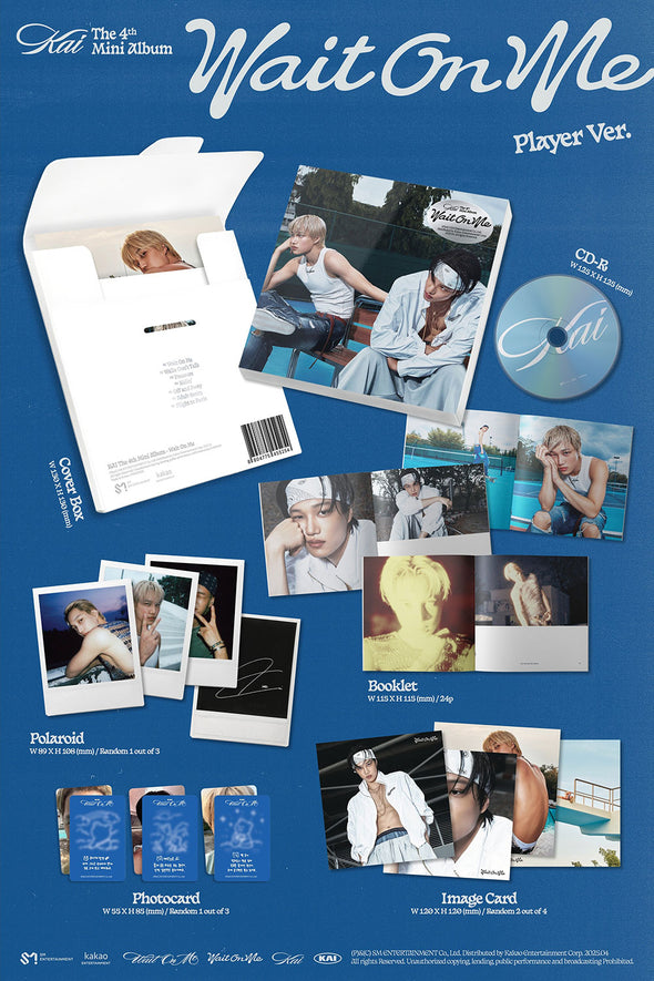 [PRE-ORDER] KAI - 4th Mini Album ‘Wait On’ Me] (Player Ver.)
