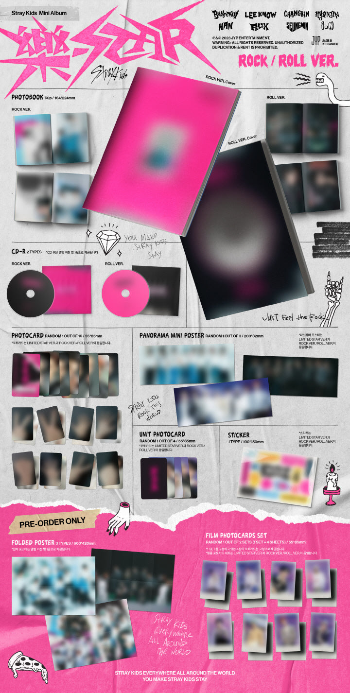 STRAY KIDS - New Album 樂STAR ROCKSTAR (Rock/Roll)