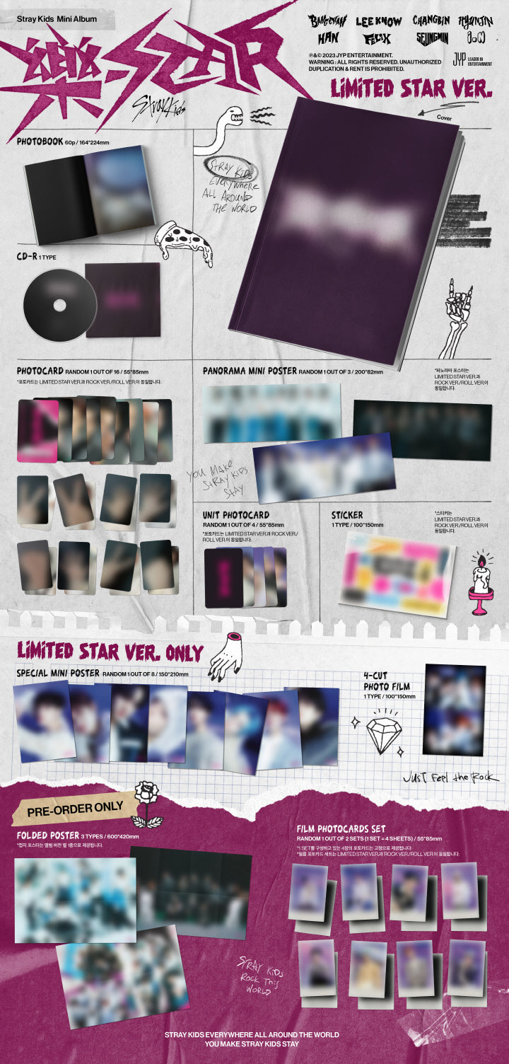 STRAY KIDS - New Album 樂STAR ROCKSTAR (Limited)