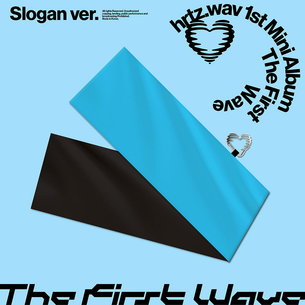 [PRE-ORDER] HRTZ.WAV ( HeartsWave) - 1st Mini Album ‘The First Wave’ (Slogan ver)