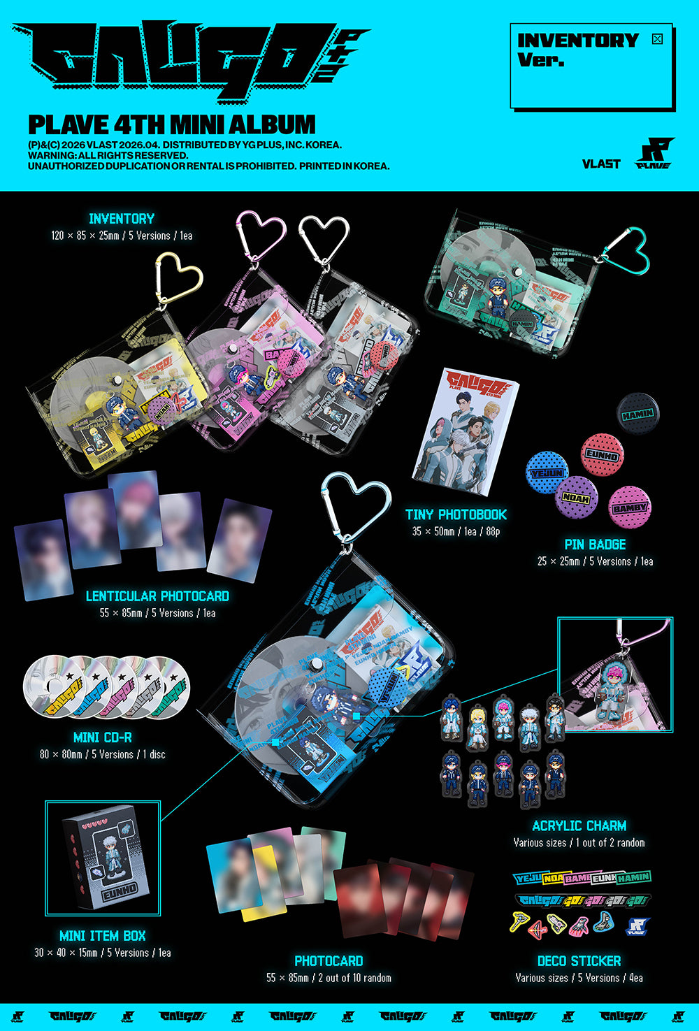 PLAVE - 4th Mini Album ' Caligo Part 2.' (INVENTORY Ver.)