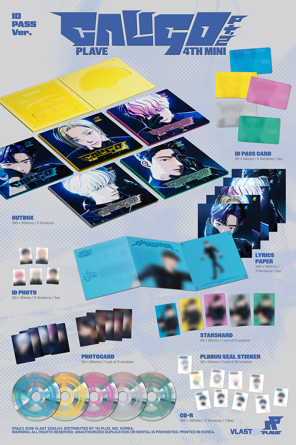 PLAVE - 4th Mini Album ' Caligo Part 2.' (ID PASS Ver.)