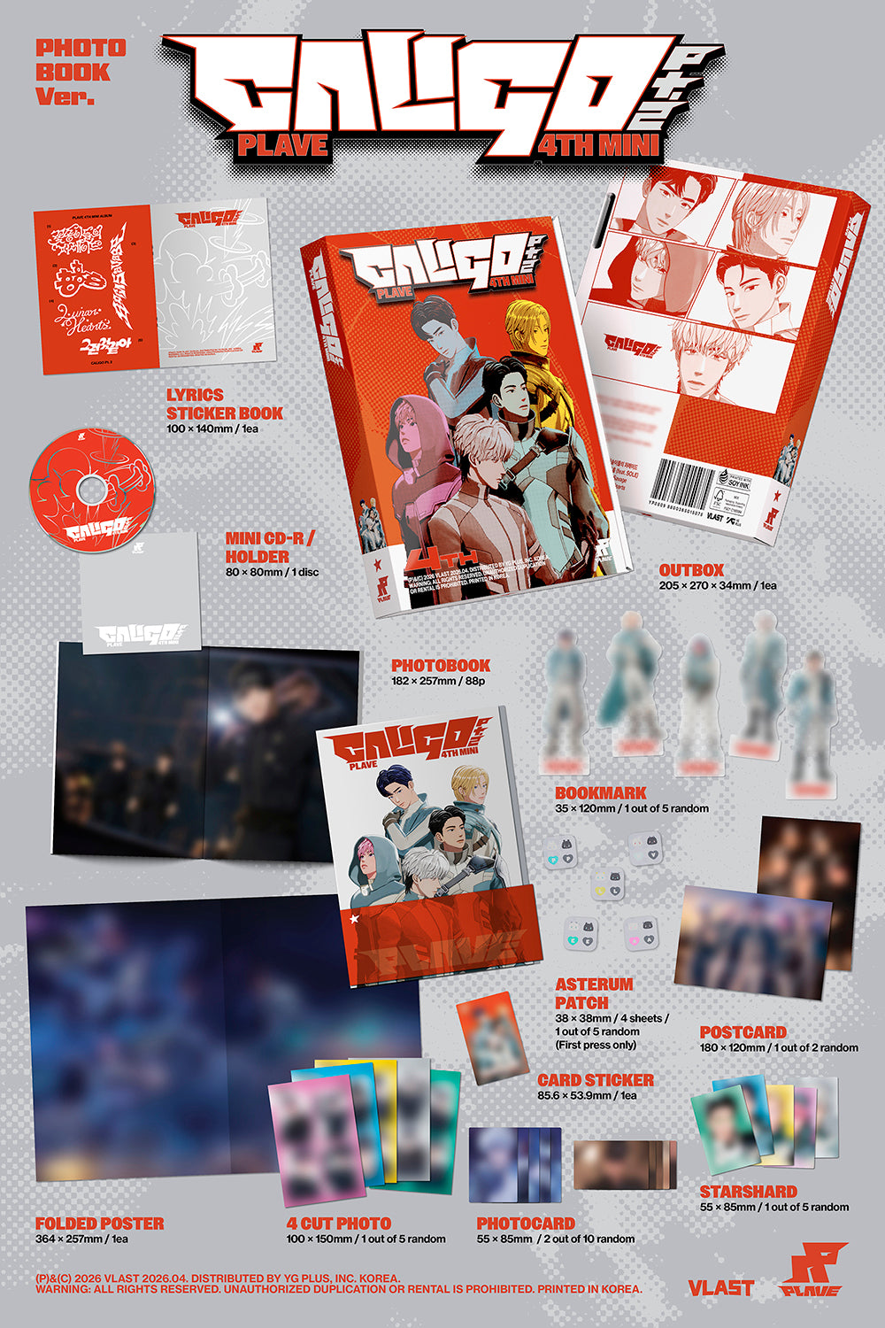 PLAVE - 4th Mini Album ' Caligo Part 2.' (Photobook Ver.)