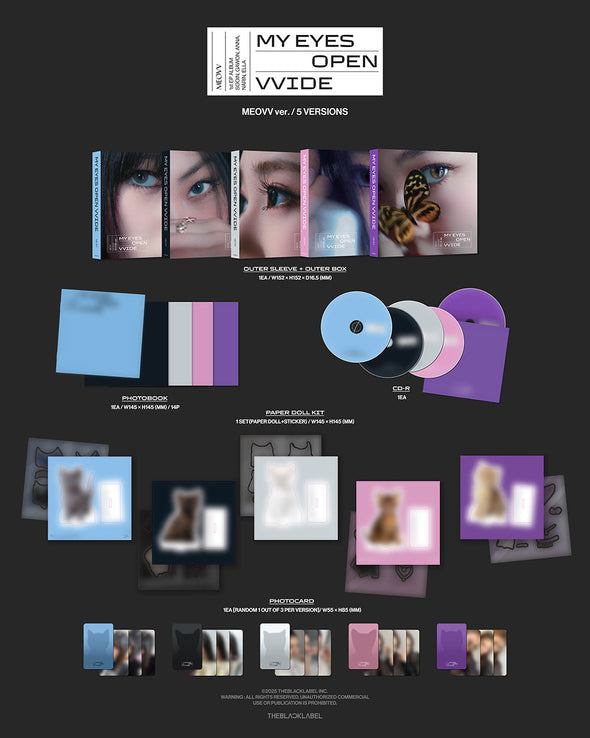 [PRE-ORDER] MEOVV - 1st EP Album ‘My Eyes Open VVIDE’ (MEOVV Version)