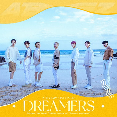 ATEEZ - Japan 1st Single Album ‘DREAMERS’ (CD + DVD / Type A)