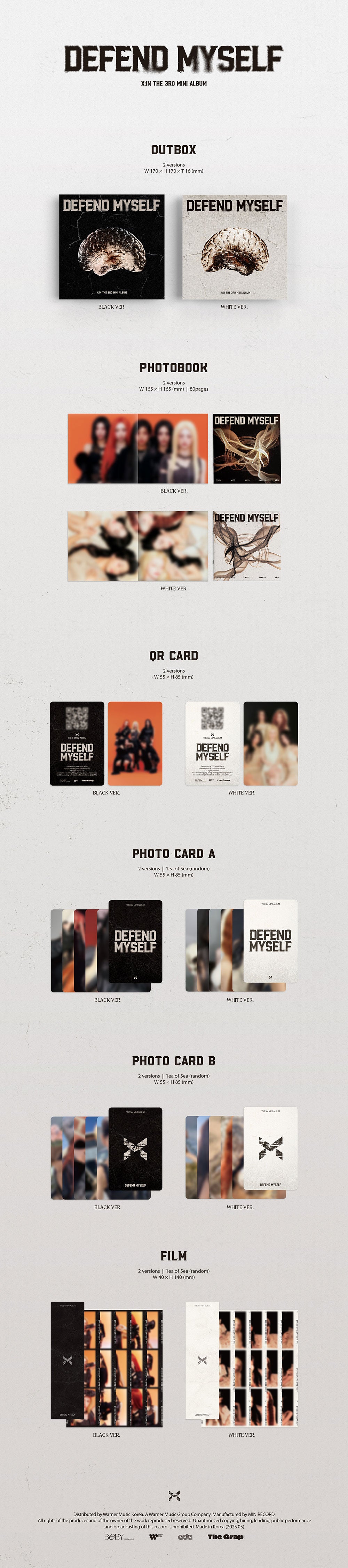 X:IN - 3rd Mini Album ‘Defend Myself’